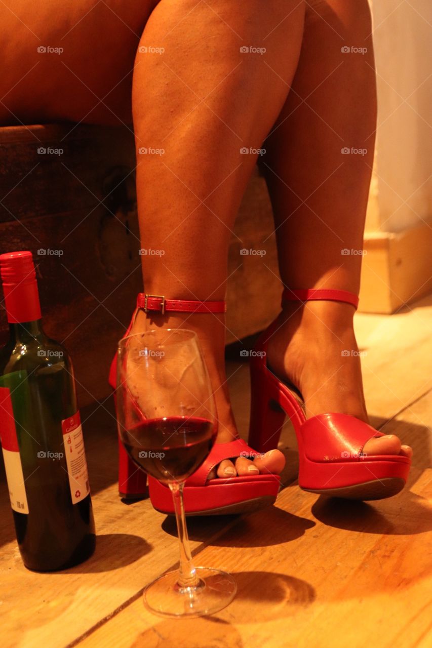 Wine and shoes 