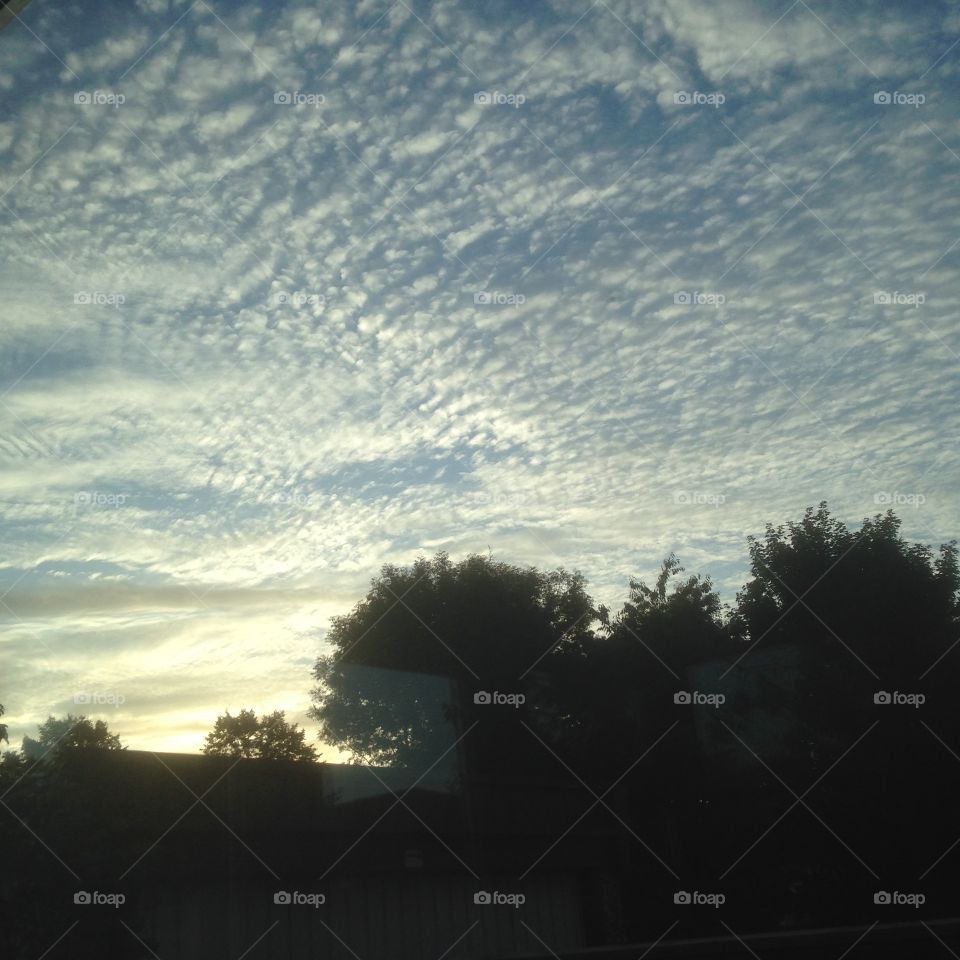 Clouds at night