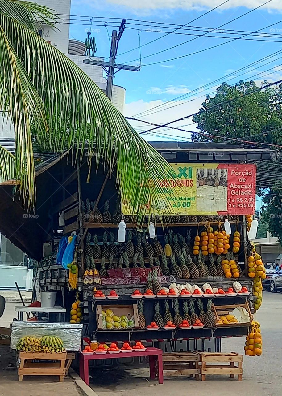 Frutas na beira da estrada