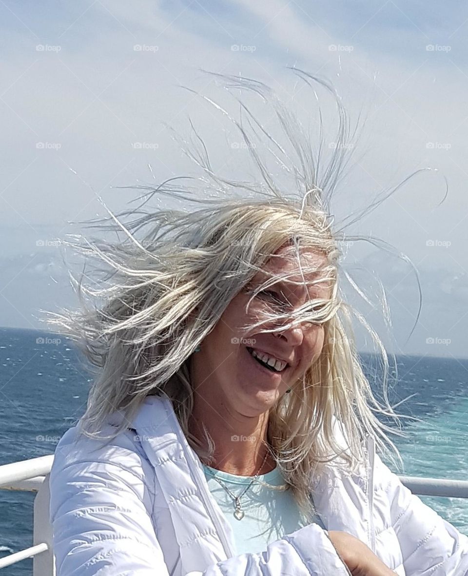wind in hair