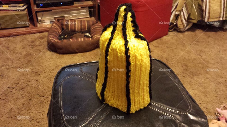 My version of banana hat