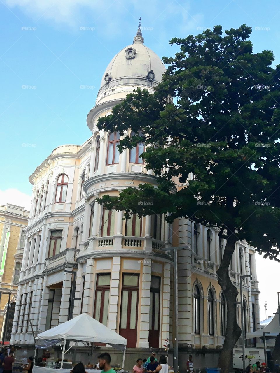 Historical building of the city of Recife located in the ground zero.