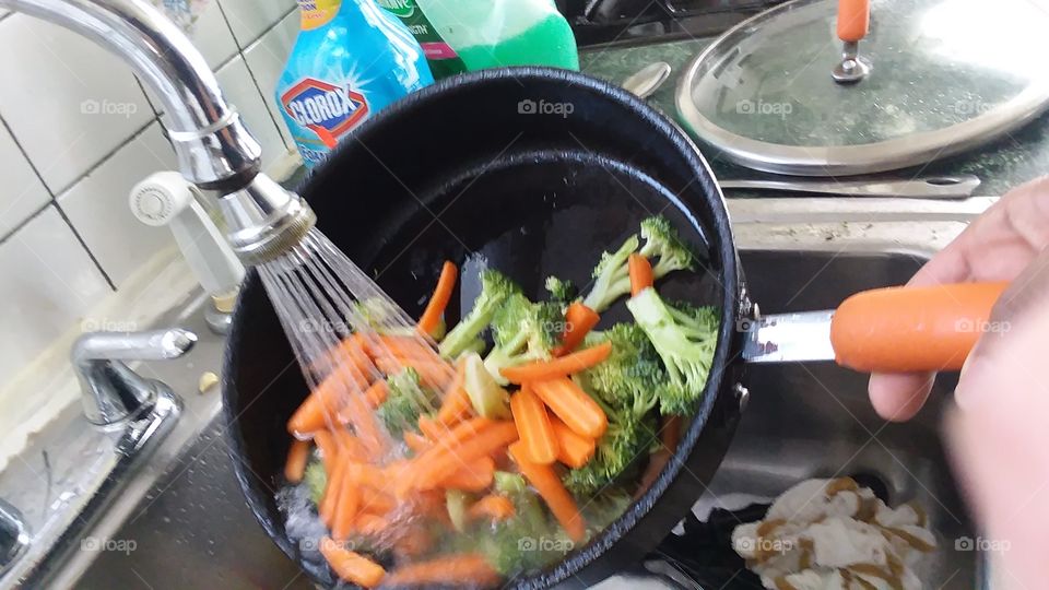 carrots and broccoli