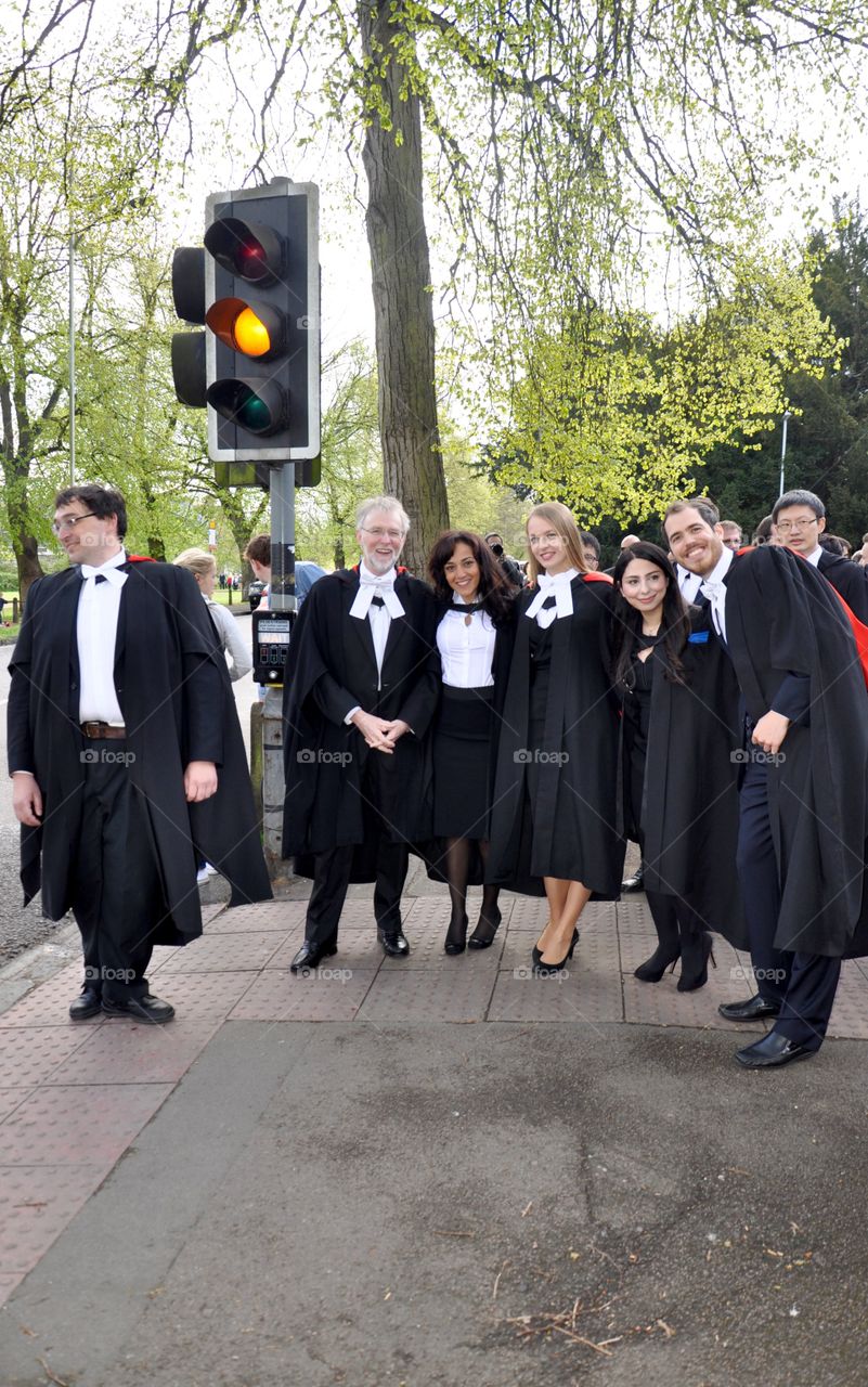 Graduation day in Cambridge 