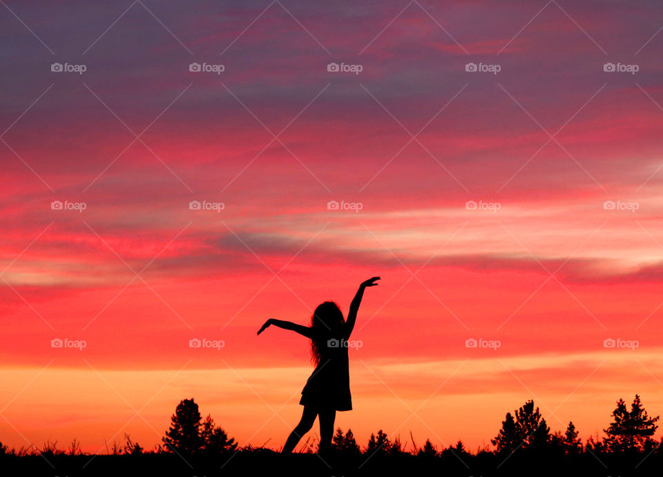 Beautiful Sunset Silhouette