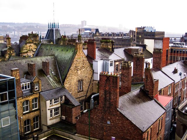Rooftops in UK