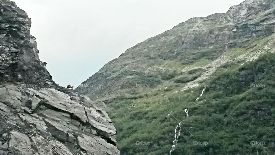 The rough nature in Norway