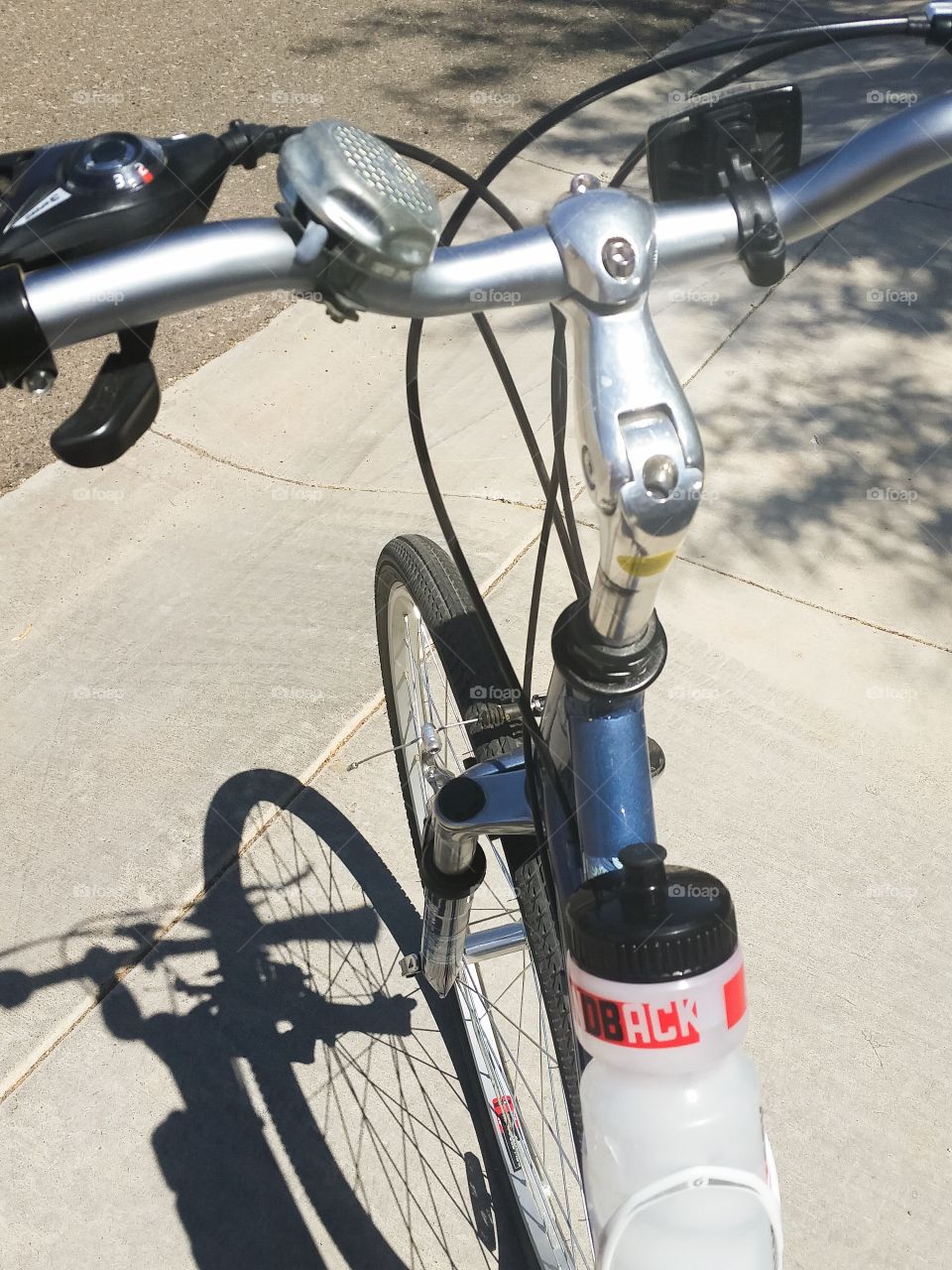 Me and my shadow biking the day away