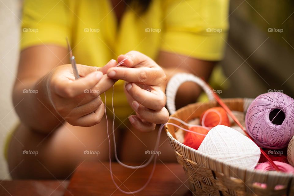 Crocheting