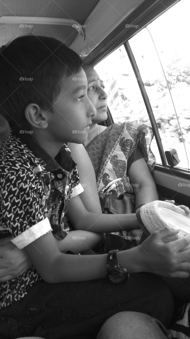 My mom and my brother are always busy in watching the activities outside the window while traveling and they love this and even discuss about few things which the find different or weird... and i love capturing this.
#FOAPNATION
