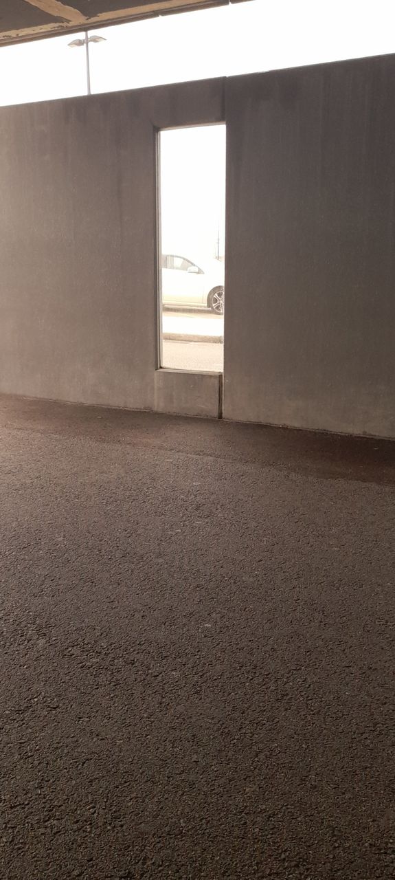 in between walls