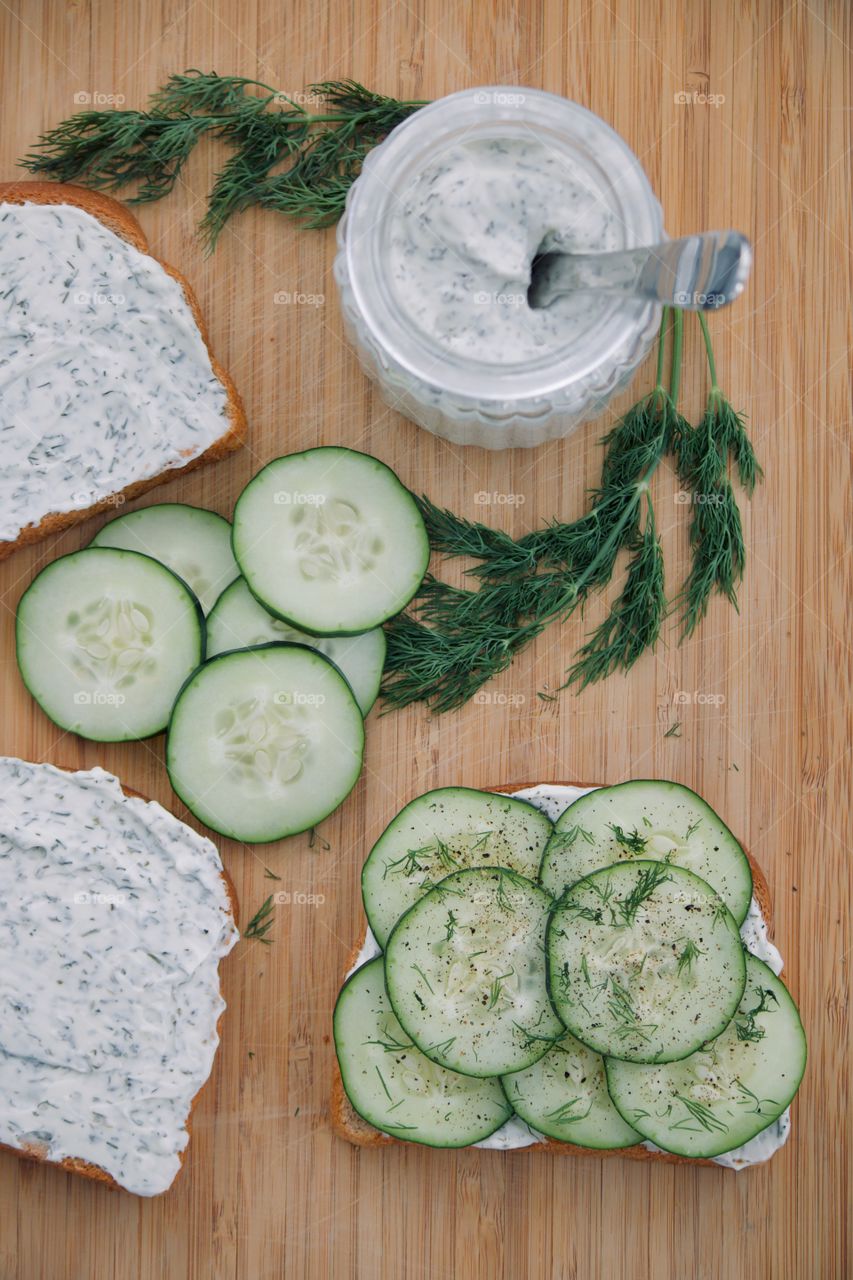 Cucumber Sandwiches 