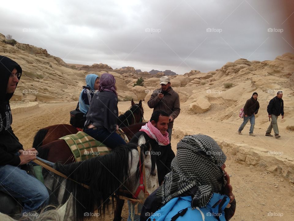 People, Adult, Bedouin, Group, Desert