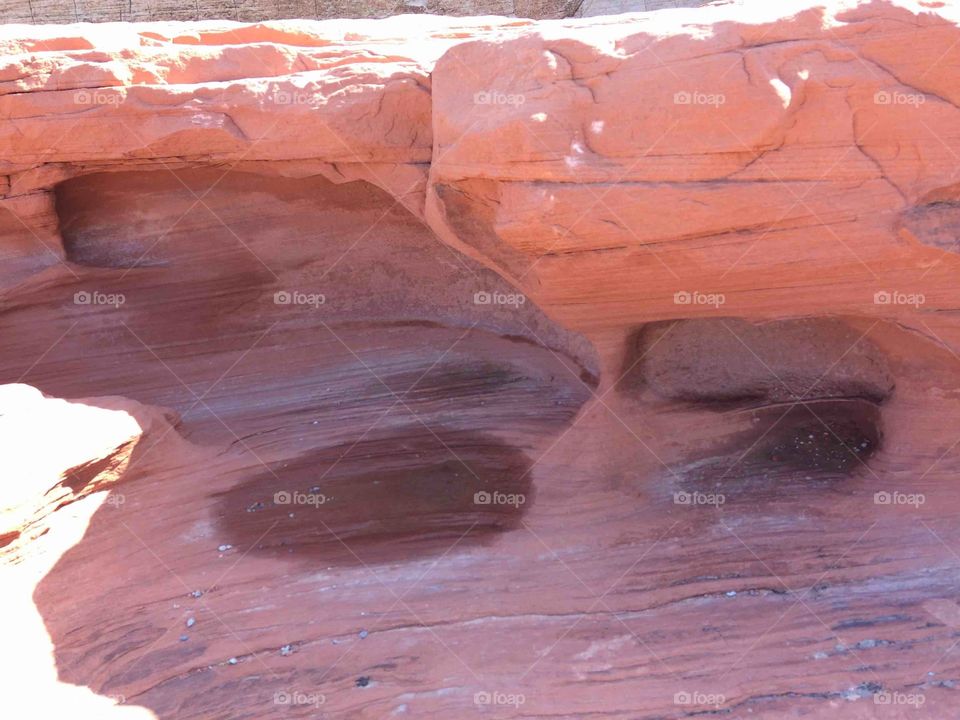 Hermosa formación rocosa en piedra roja las Vegas