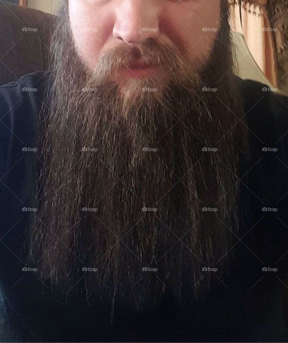 Making a face to go with beard