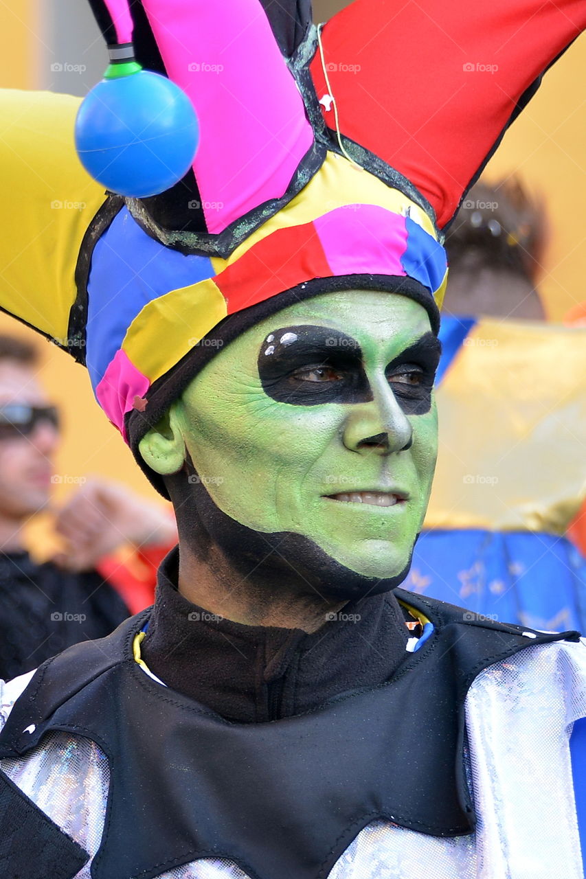 carnival parade, portrait