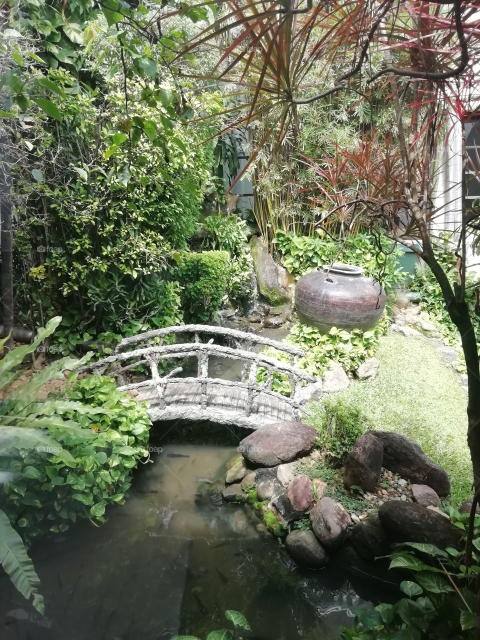 Landscaping at the hotel