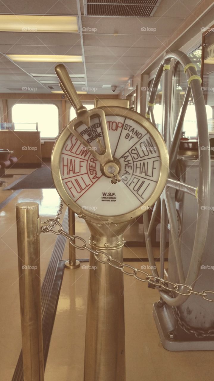 Old Remote Control Throttle. Washington State Ferry Remote Control Throttle