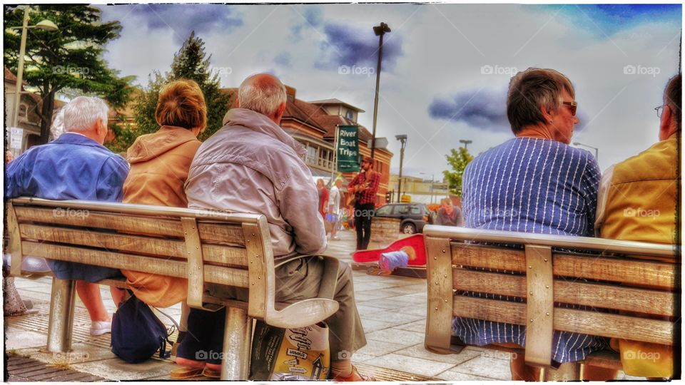 Tourists. Stratford upon Avon 