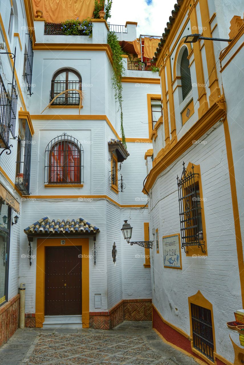 Typical street in Sevilla