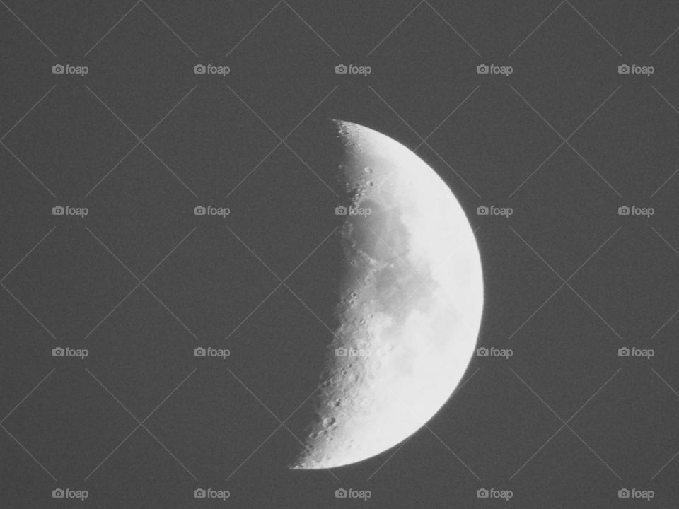 black and white crescent