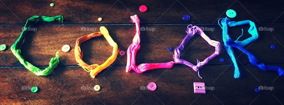 Bright crafty colors