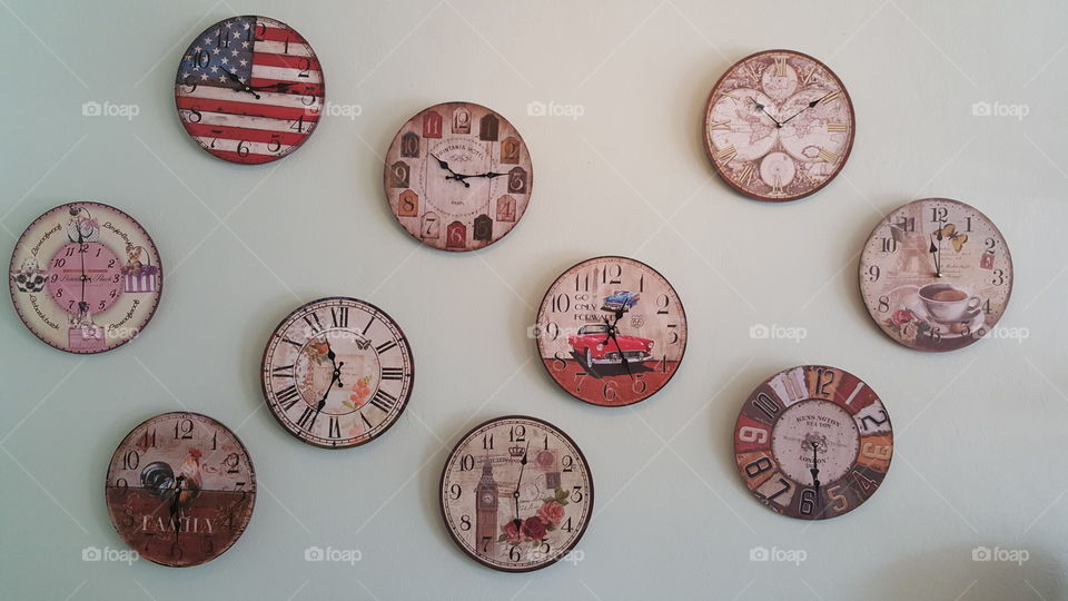 beautiful clocks on wall. beautiful fashion clocks on wall