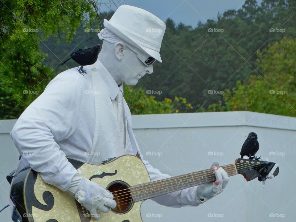 Quirky Street Musician
