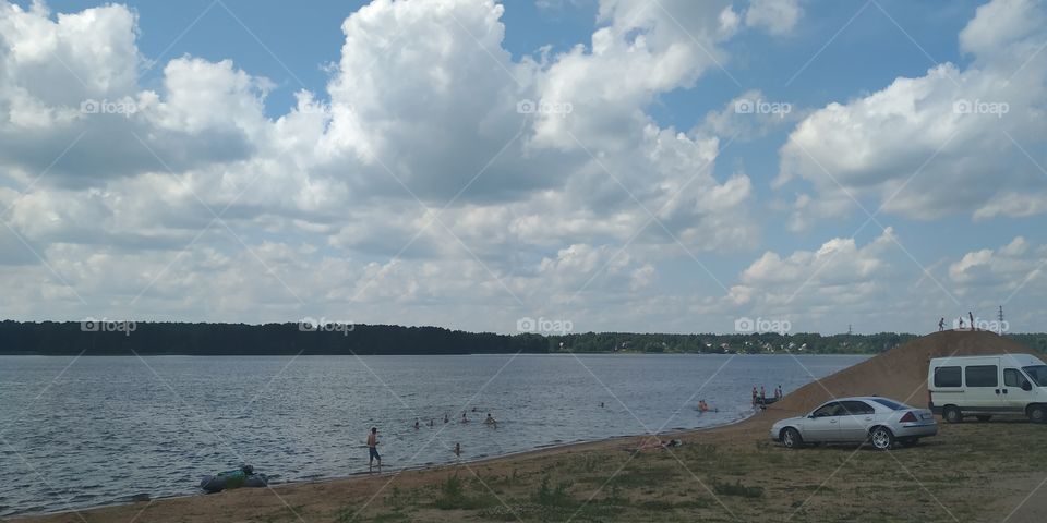 Volga river -  day