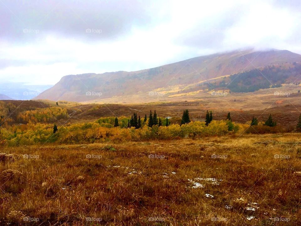 Colorful fall in Utah mountains! 