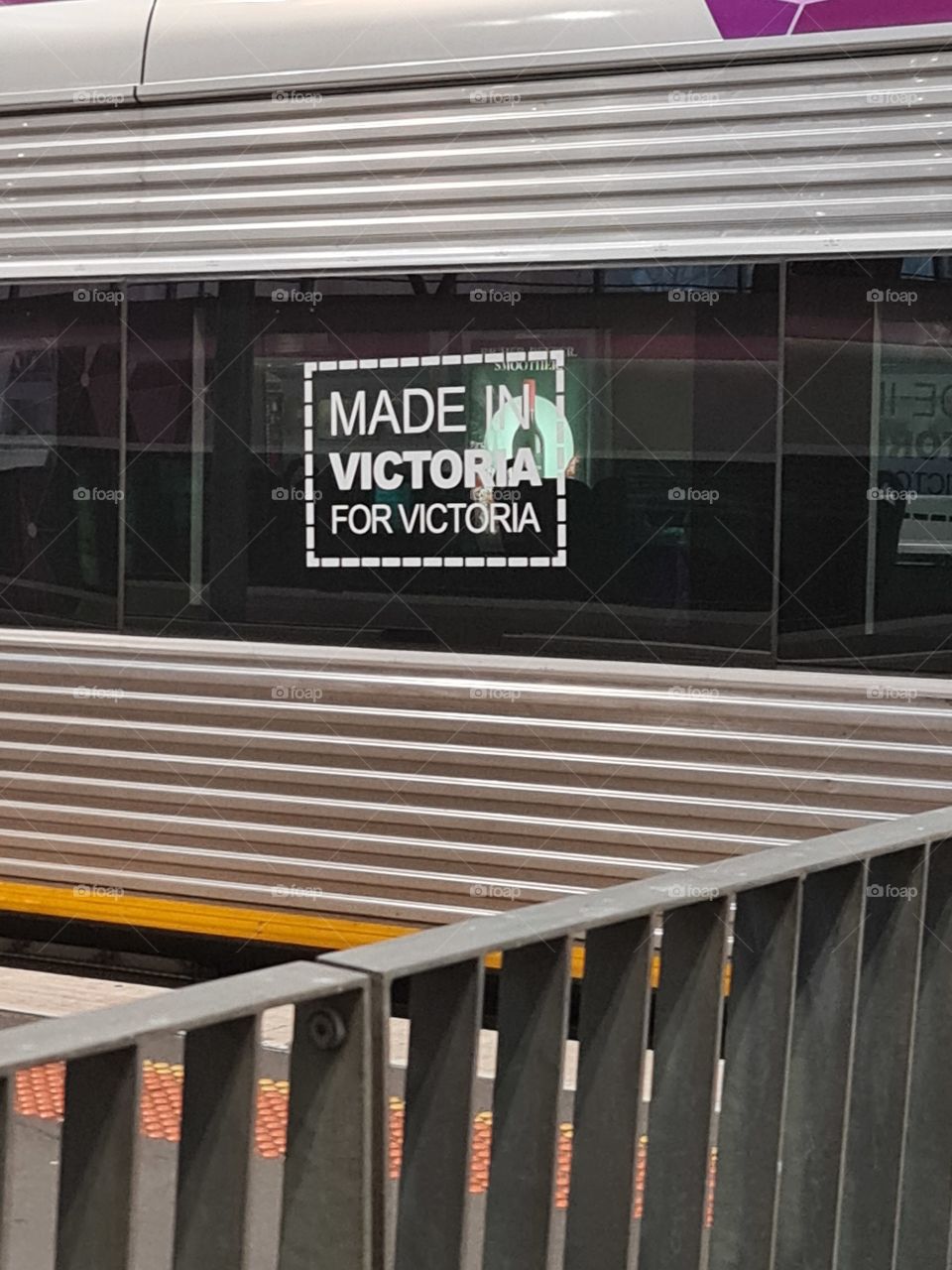 V-Line Traing Made where it should be made sticker! Melbourne Australia