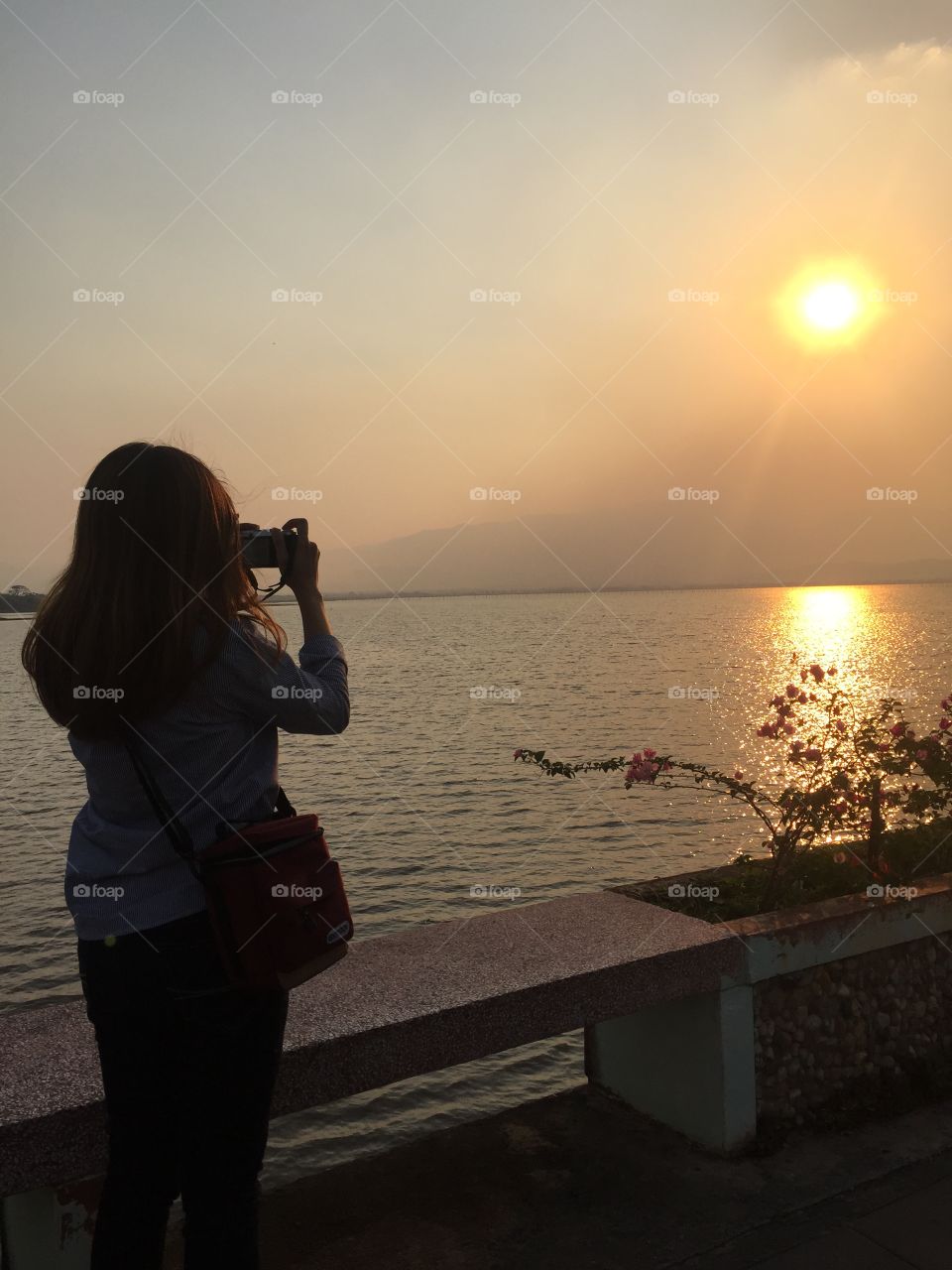 Women taking a photo 