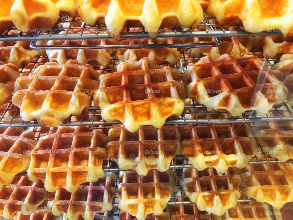 I often waffle over which pastry to choose when I go for coffee, unless they have waffles. I never waffle over waffles. Especially waffles infused with maple syrup and cinnamon that you can eat on the go. Waffles make me happy. 