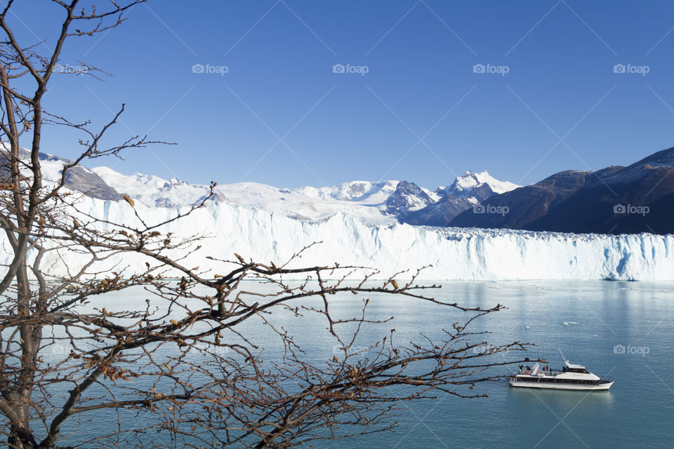 Perito Moreno Glacier near El Calafate in Argentina.