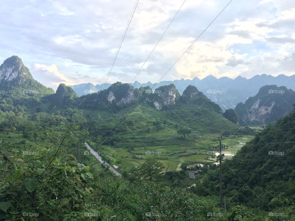 Beautiful scenery north of Vietnam