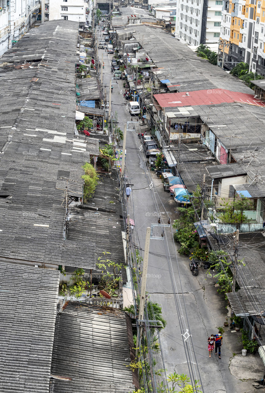 Beautiful texture of roof