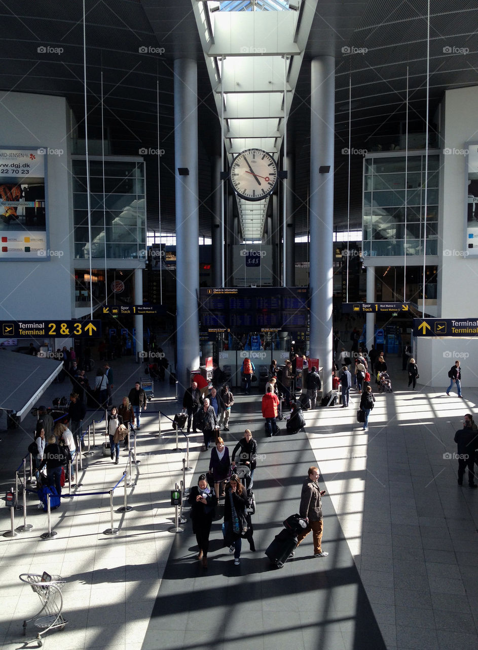 Kastrup airport.