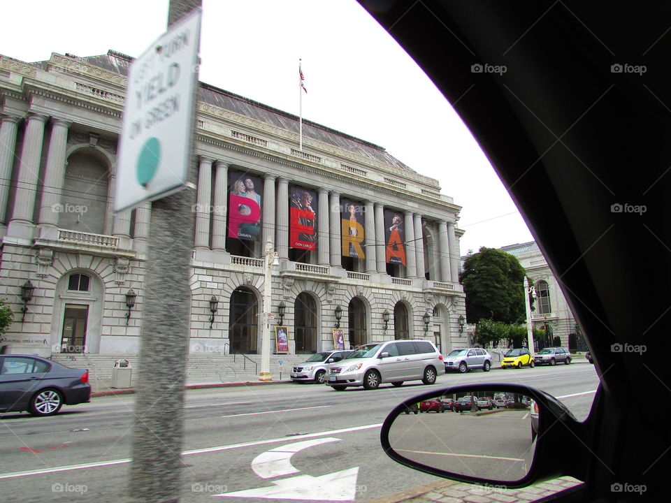 car view Opera House