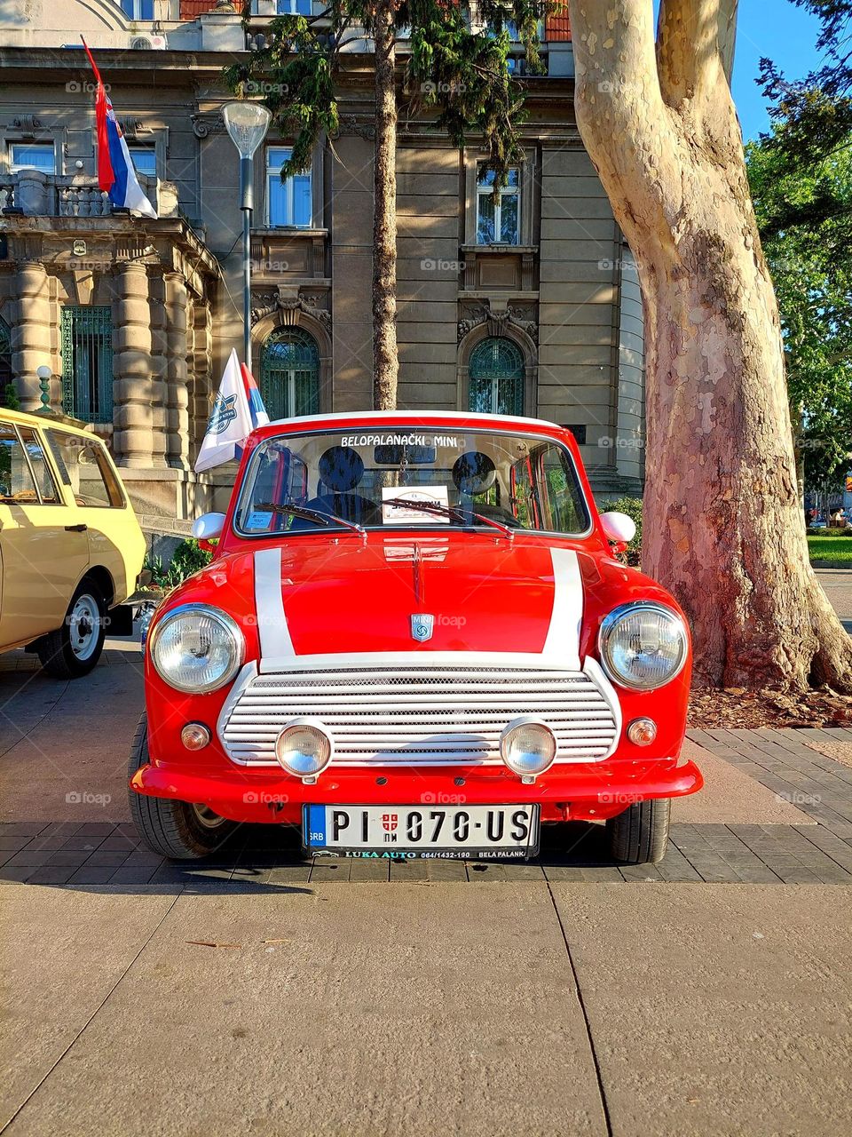 red oldtimer