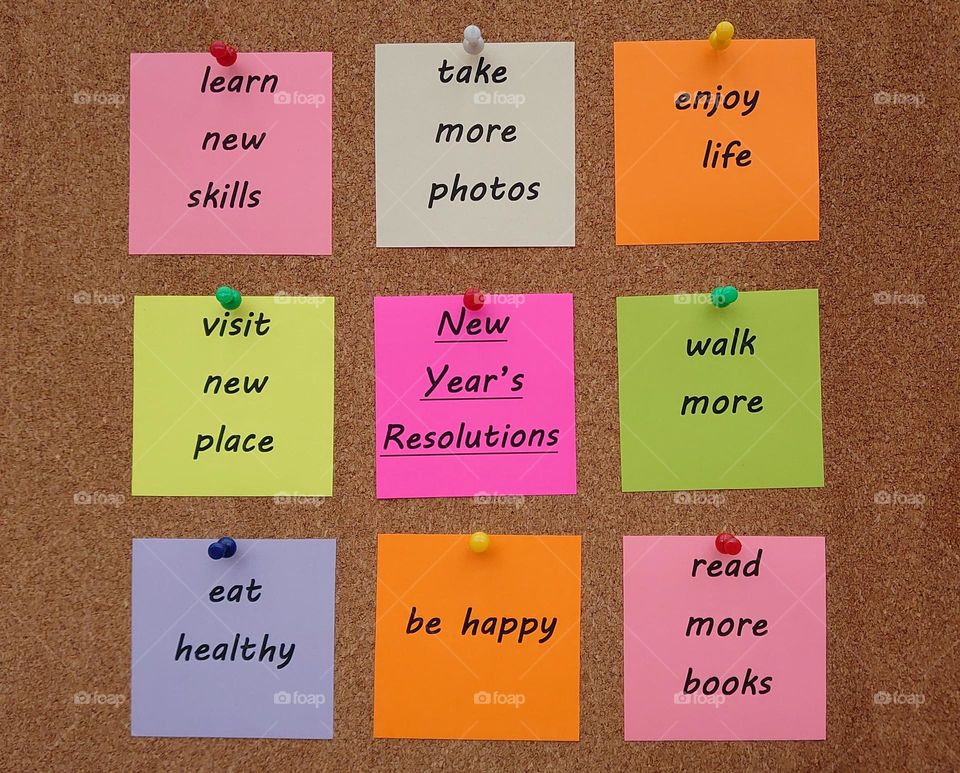 Goals and New Year's Resolutions 🟨🟩🟪🟧