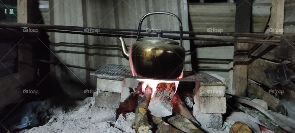 boil water on firewood