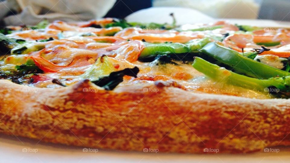 Vegetarians delight A pizza full of life