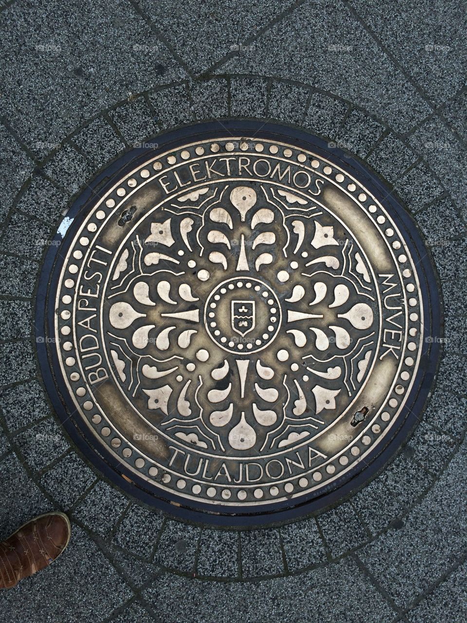 Budapest manhole cover