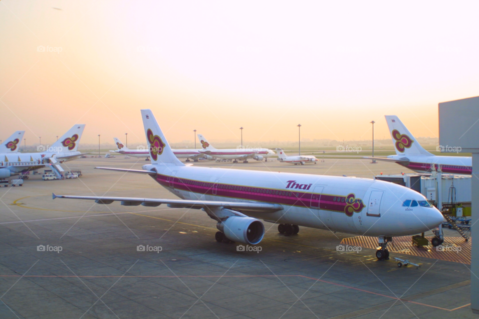 travel airport thai bangkok by cmosphotos