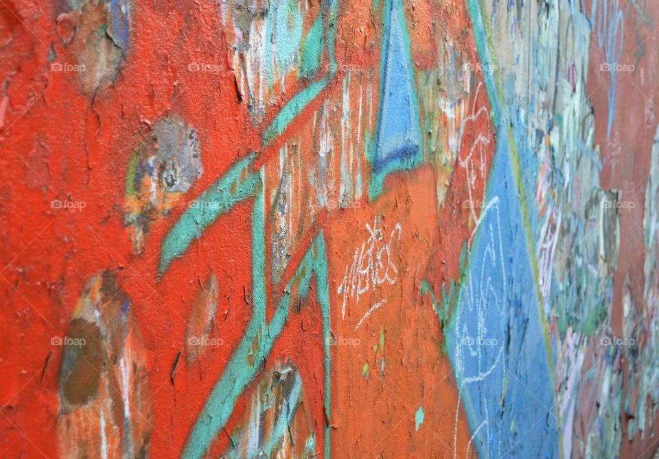 Graffiti Wall Close Up #2