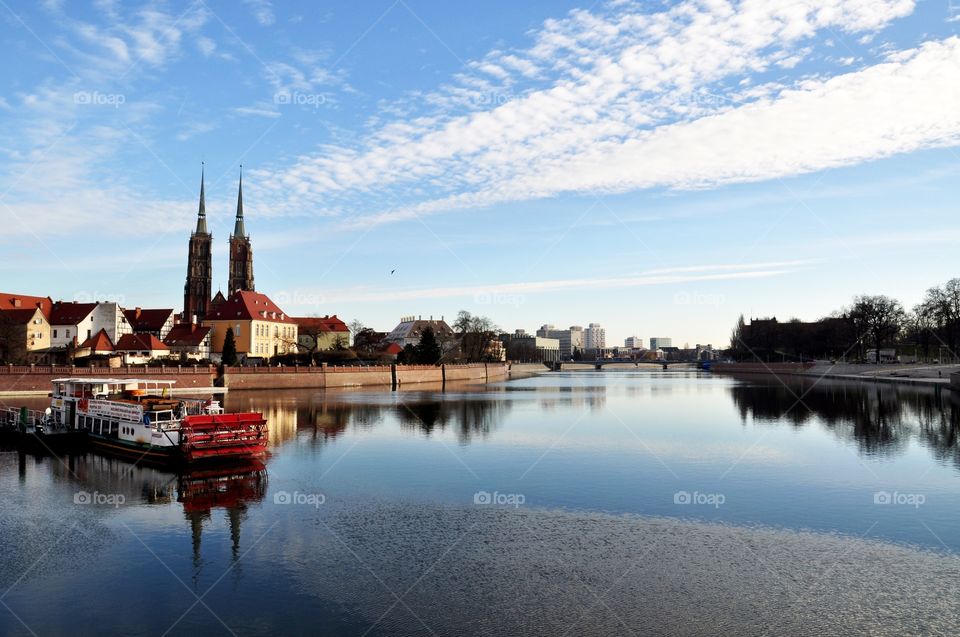 Water, River, Reflection, No Person, Travel