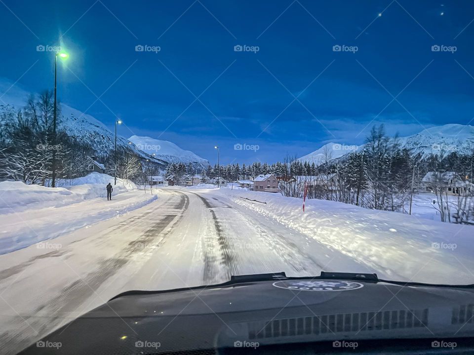 On  ice roads