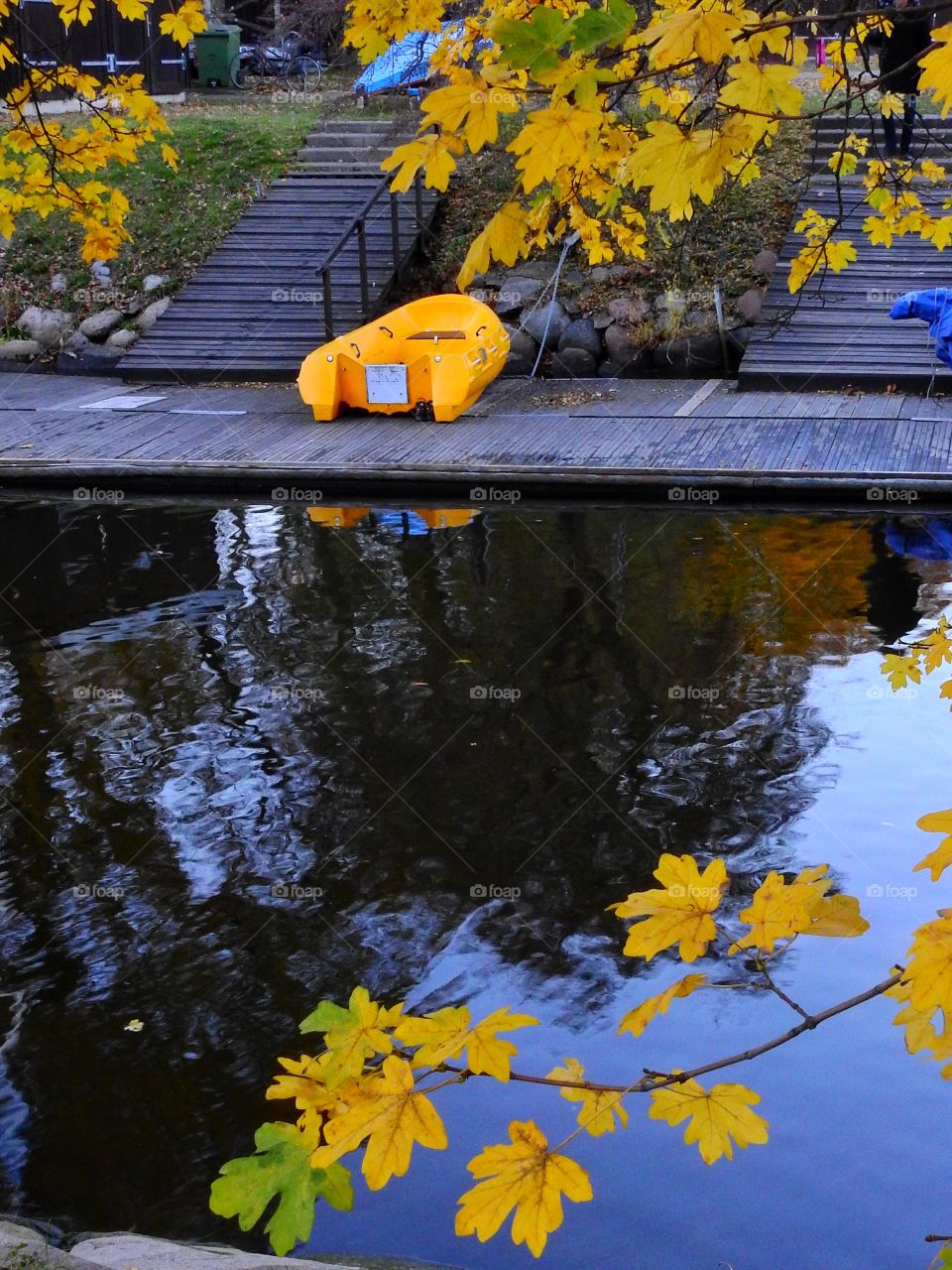 Yellow reflection