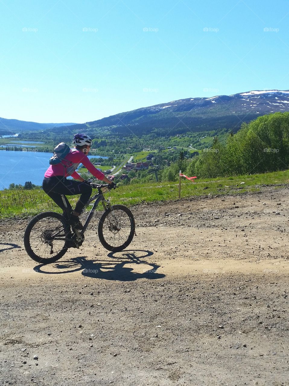 Mountain Cycling!. The photo was taken during the competition of Åre Extreme Challenge in Åre, Sweden.
