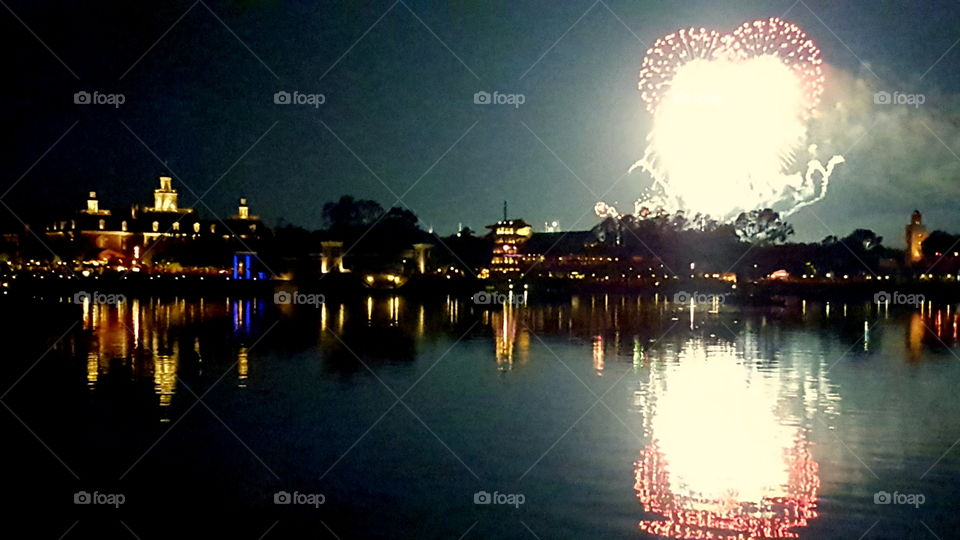 Fireworks at EPCOT, Orlando, Florida